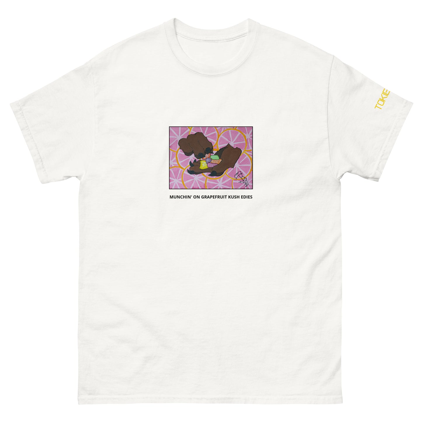 Munchin' on Grapefruit Kush Edies T-shirt Tokie Bears