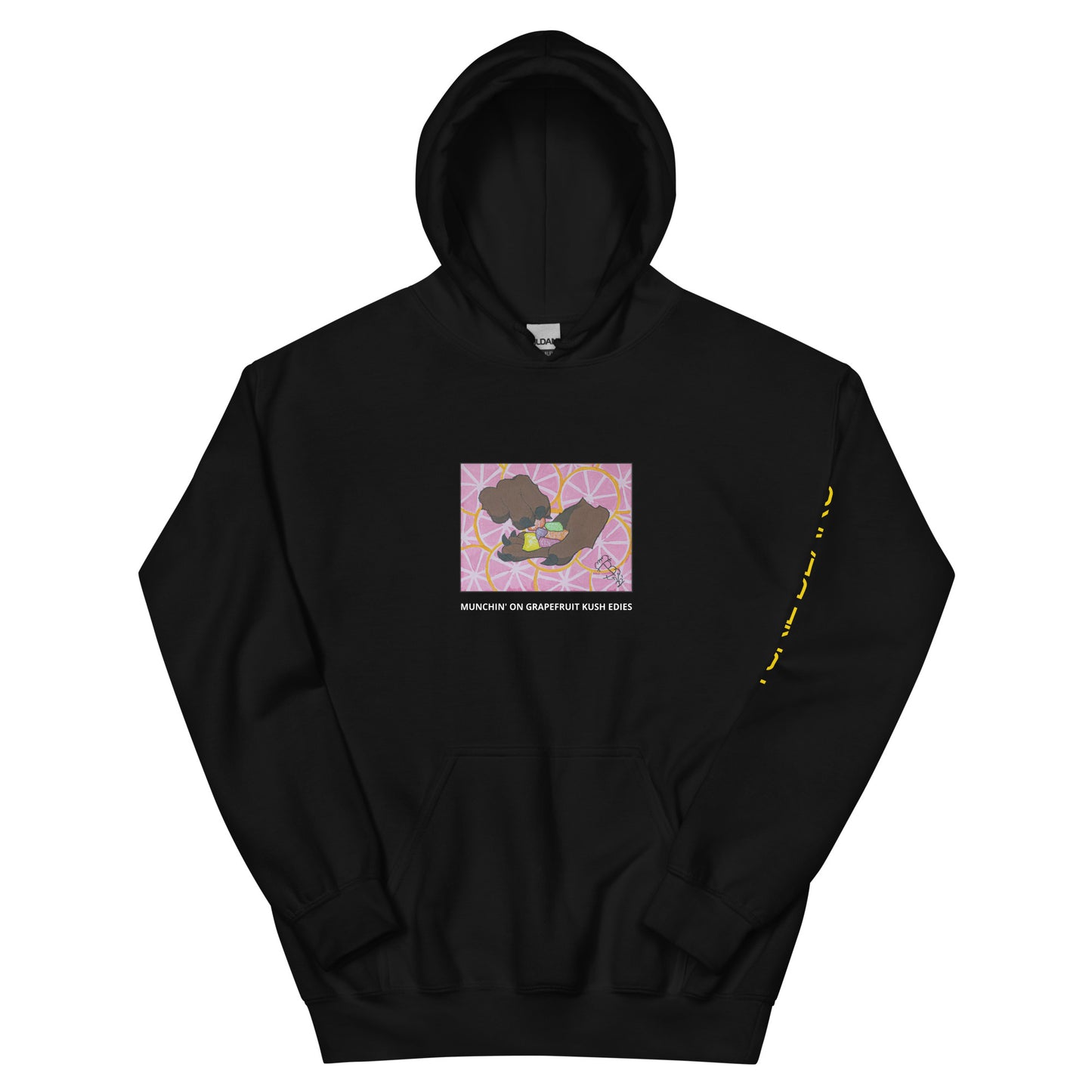 Munchin' on Grapefruit Kush Edies Hoodie Tokie Bears