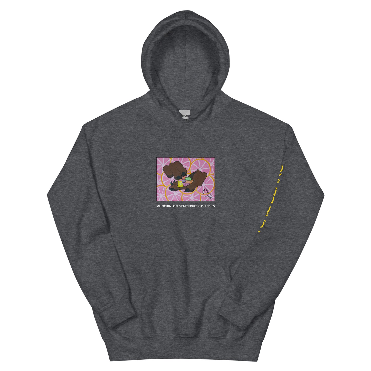 Munchin' on Grapefruit Kush Edies Hoodie Tokie Bears