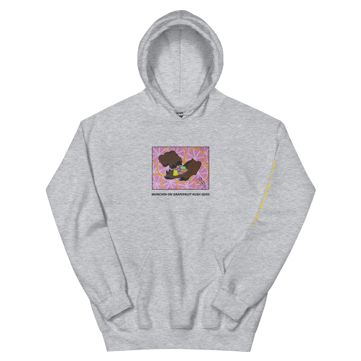 Munchin' on Grapefruit Kush Edies Hoodie Tokie Bears