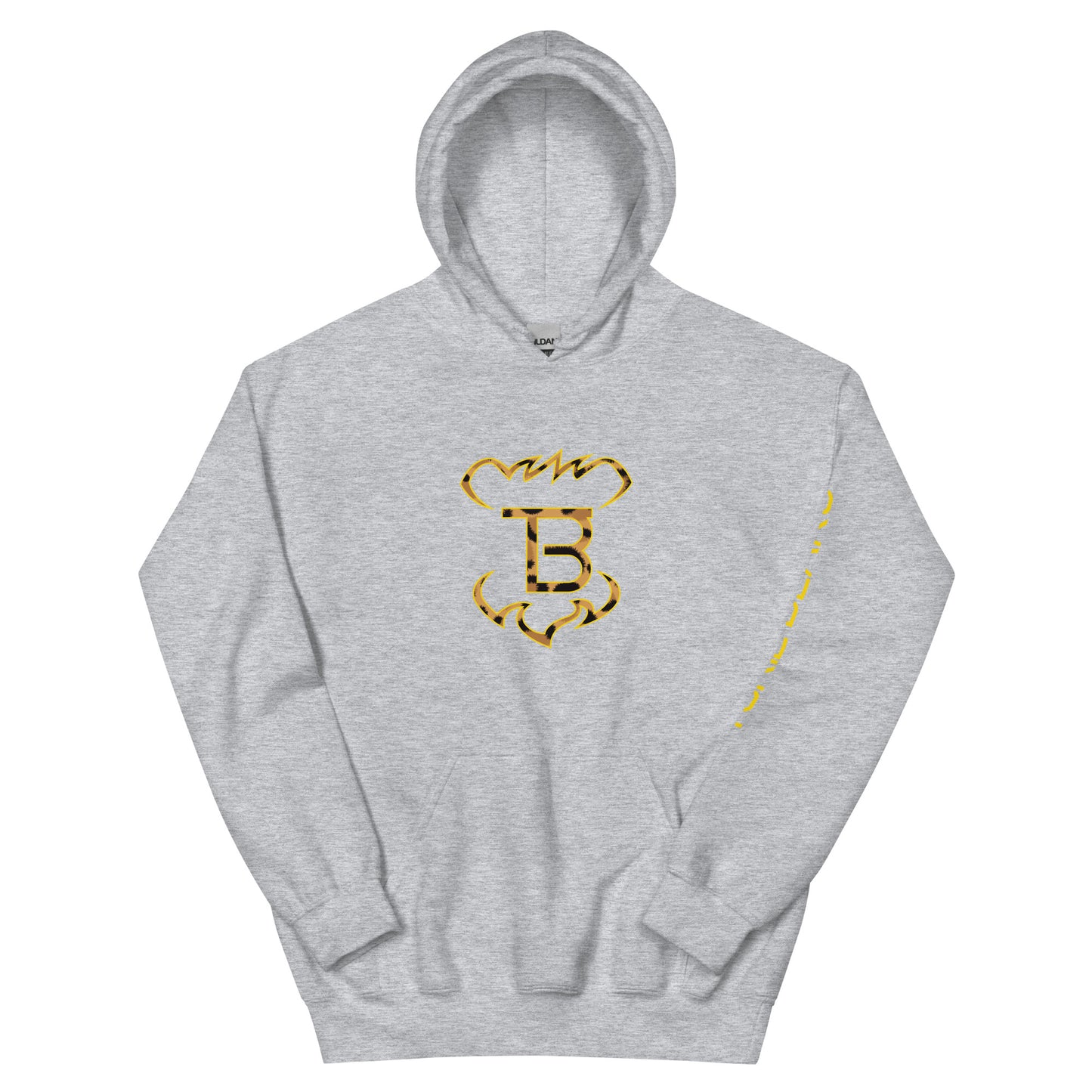 Leopard Monogram Hoodie Tokie Bears