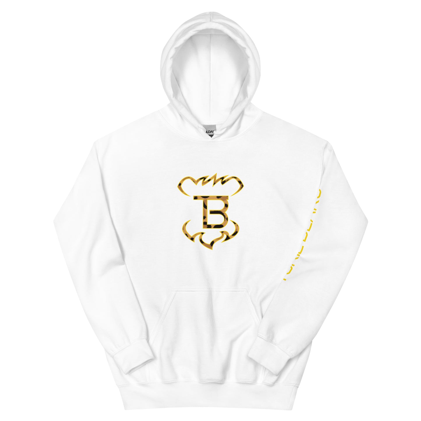 Leopard Monogram Hoodie Tokie Bears