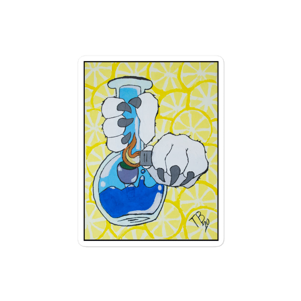 When Life Gives You Lemon Haze Stickers Tokie Bears