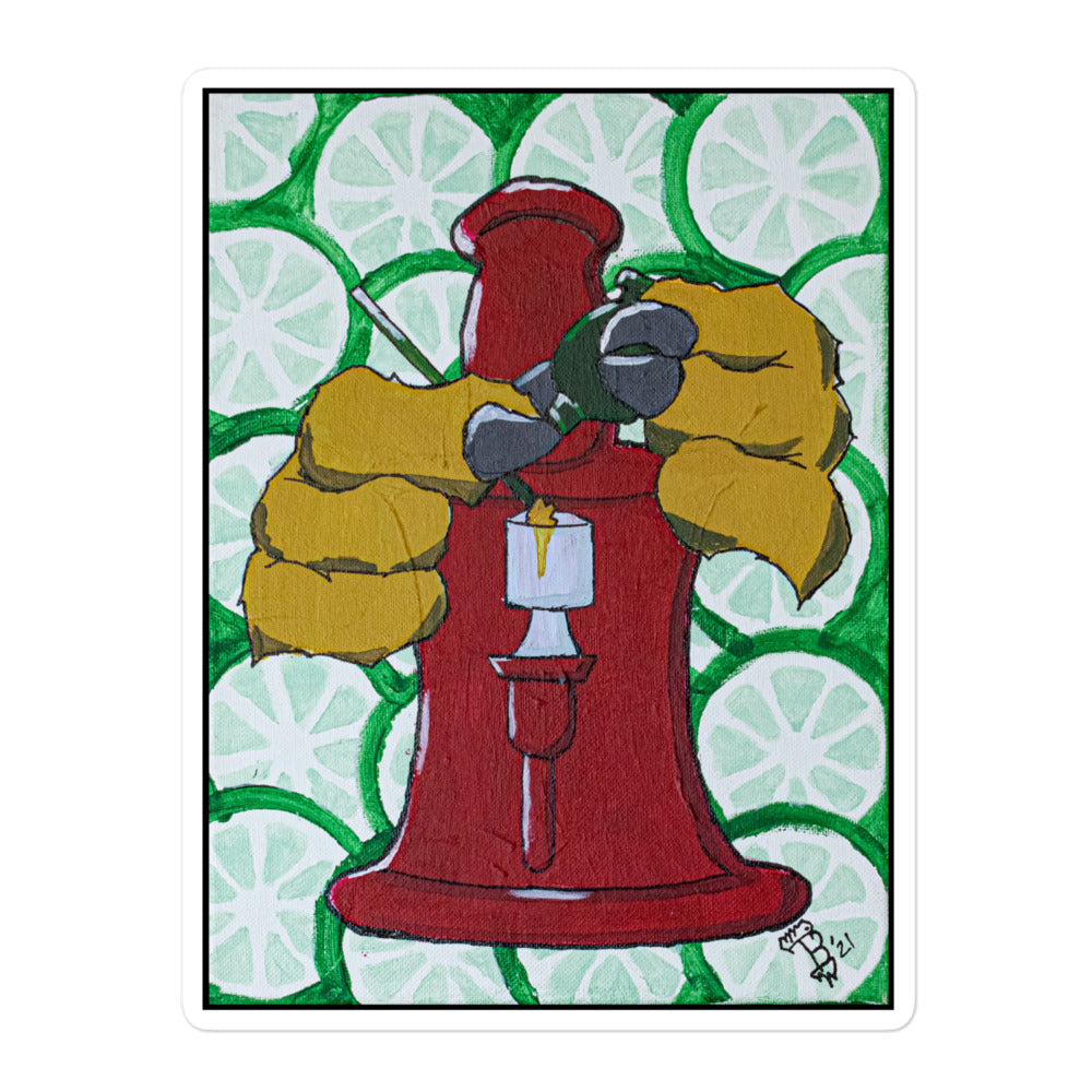 Dabbin' the Lime OG Stickers Tokie Bears