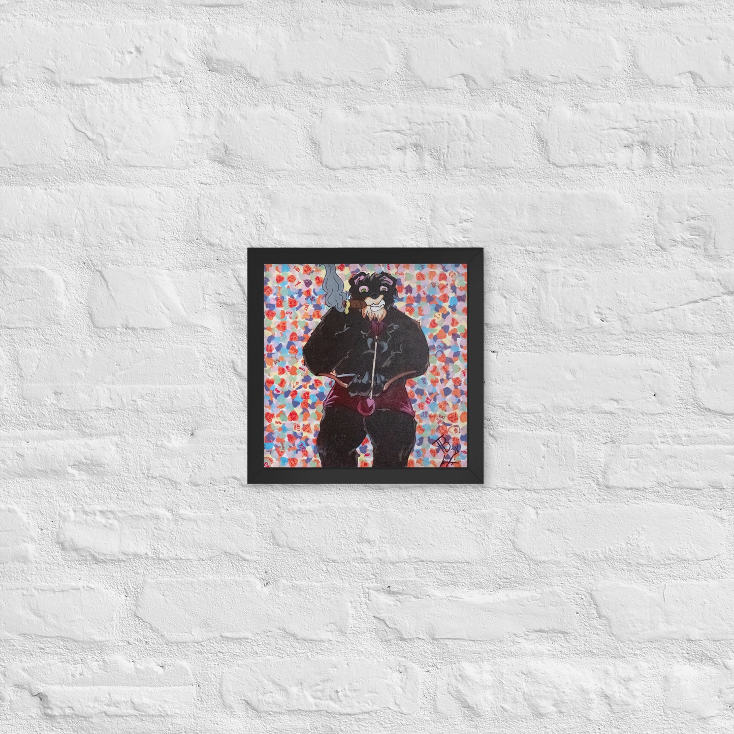 Valentine Bear Framed Poster Tokie Bears