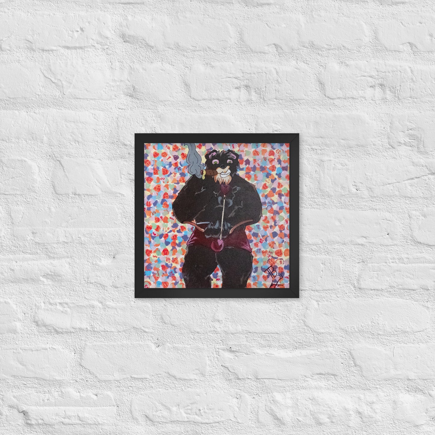 Valentine Bear Framed Poster Tokie Bears