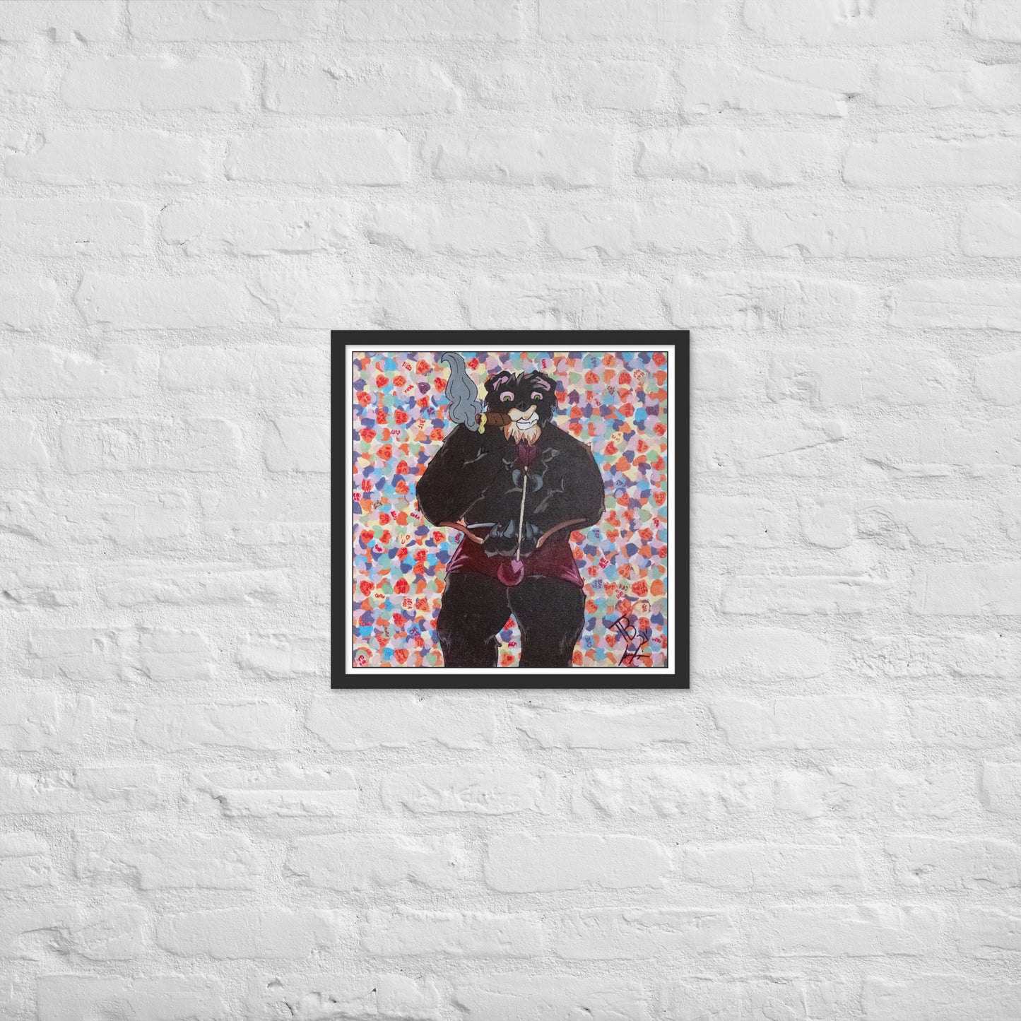 Valentine Bear Framed Poster Tokie Bears