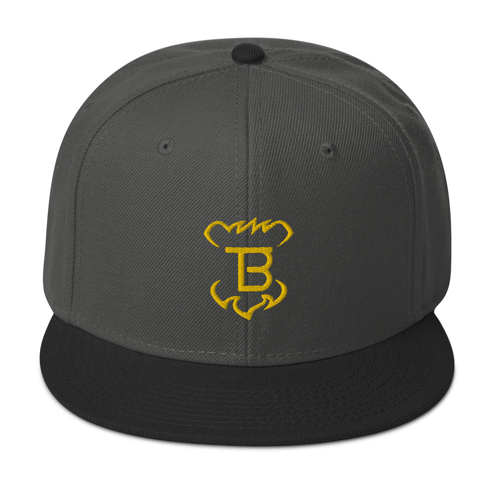 Monogram Snapback Hat Tokie Bears