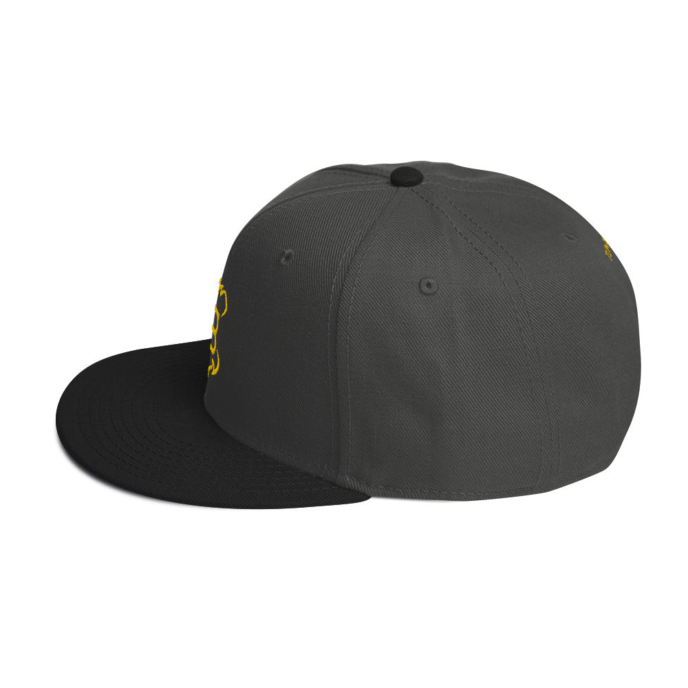 Monogram Snapback Hat Tokie Bears