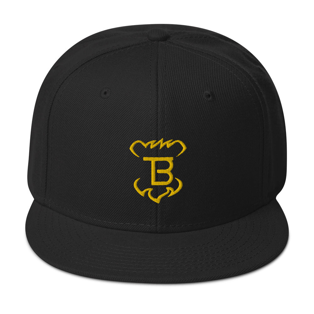 Monogram Snapback Hat Tokie Bears