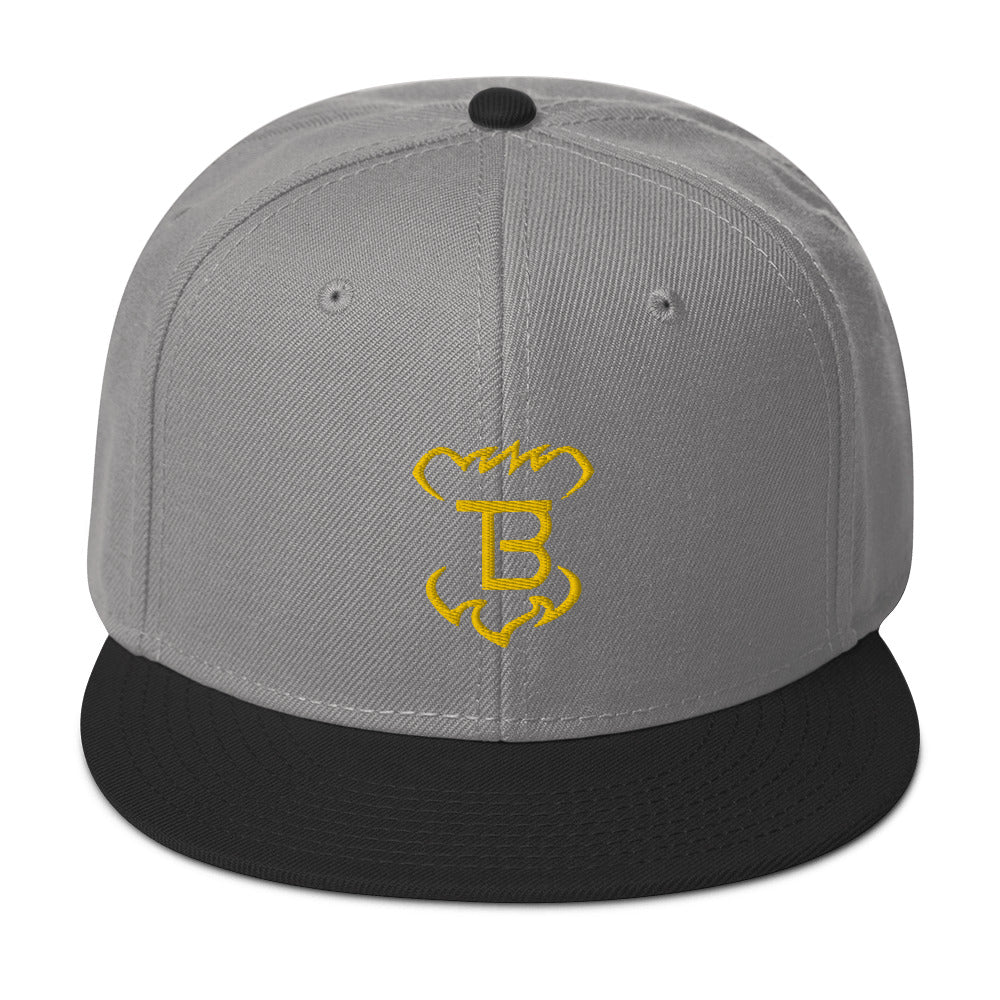 Monogram Snapback Hat Tokie Bears