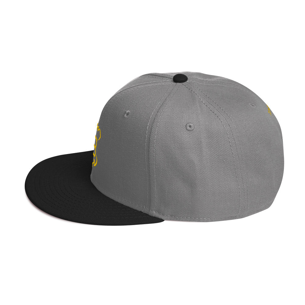 Monogram Snapback Hat Tokie Bears