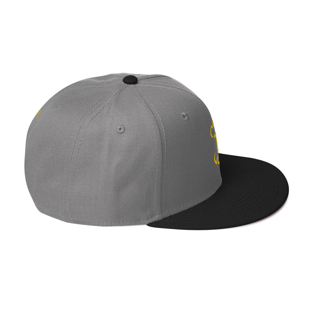 Monogram Snapback Hat Tokie Bears