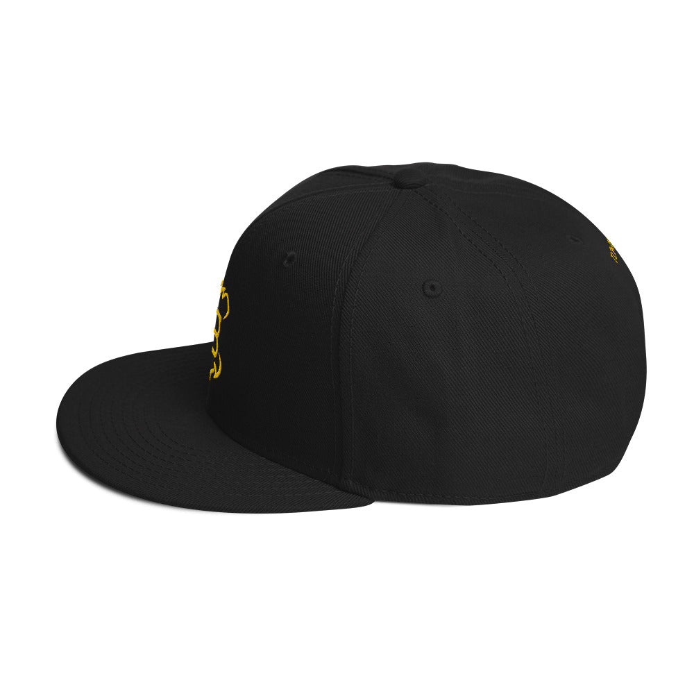 Monogram Snapback Hat Tokie Bears