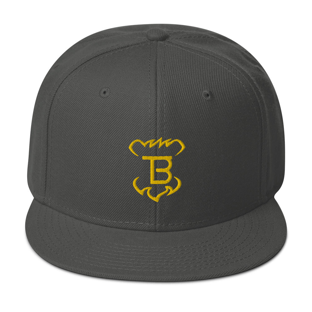 Monogram Snapback Hat Tokie Bears