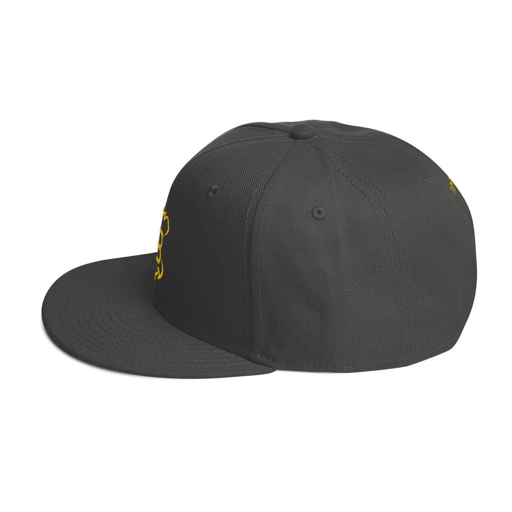 Monogram Snapback Hat Tokie Bears