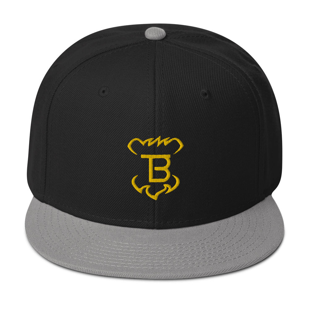 Monogram Snapback Hat Tokie Bears