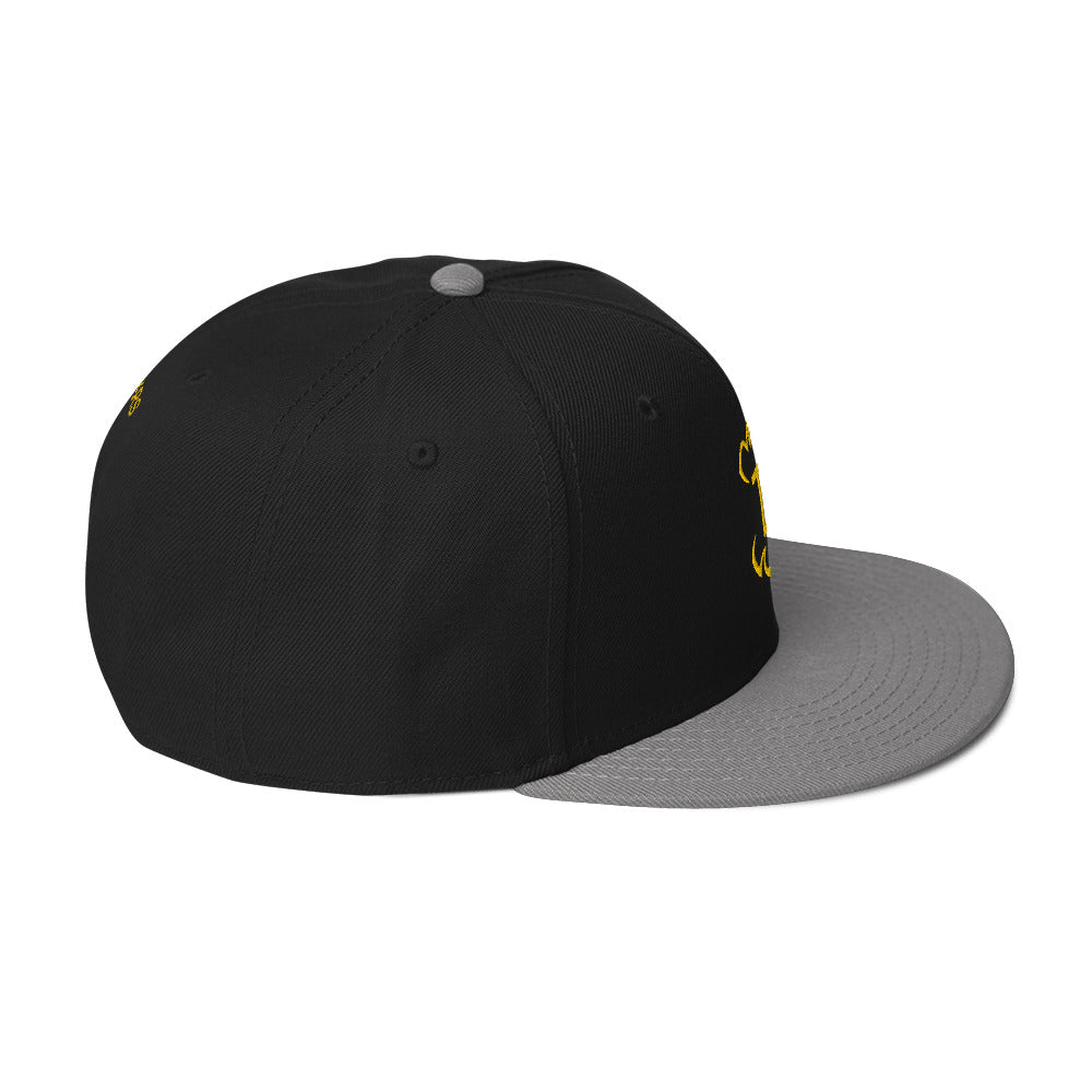 Monogram Snapback Hat Tokie Bears