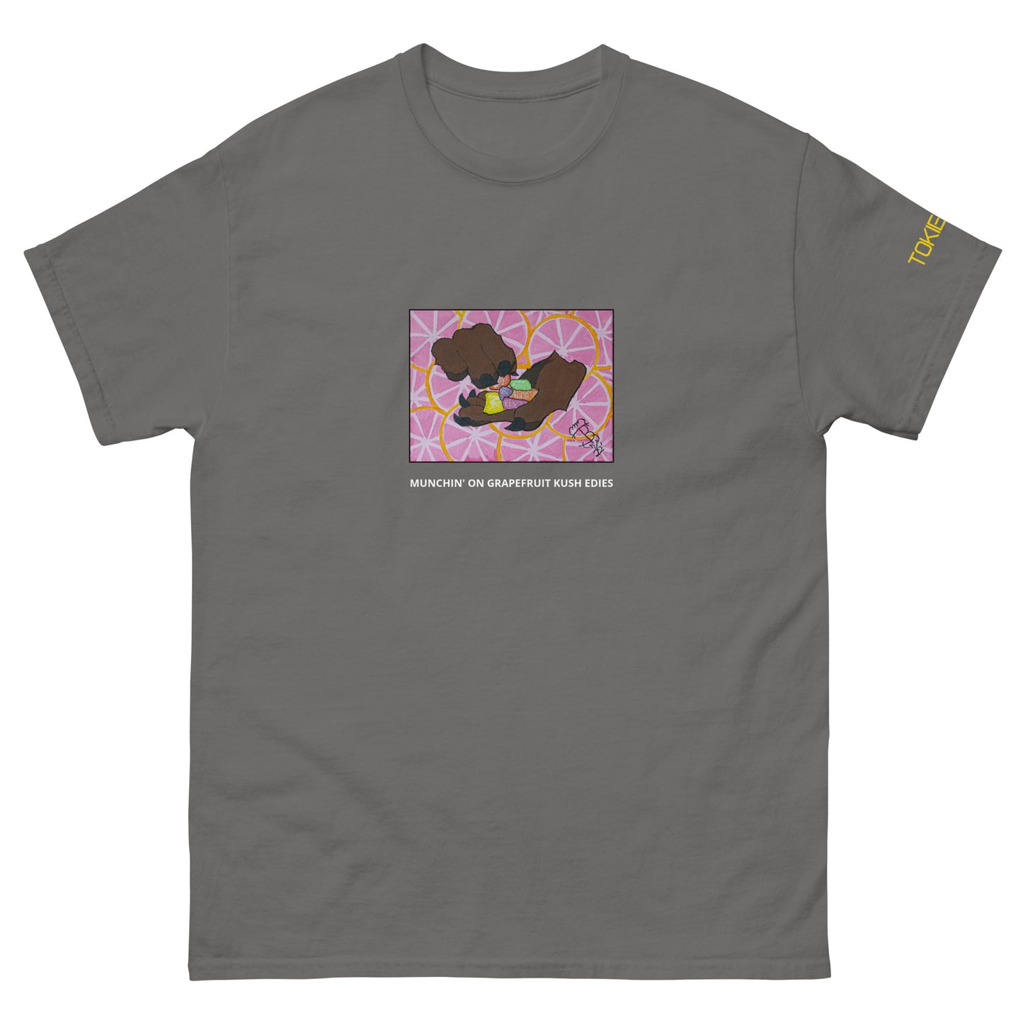 Munchin' on Grapefruit Kush Edies T-shirt Tokie Bears