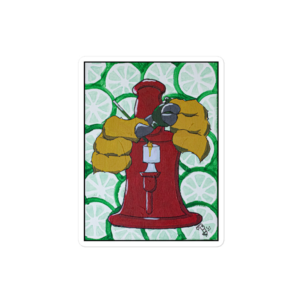 Dabbin' the Lime OG Stickers Tokie Bears