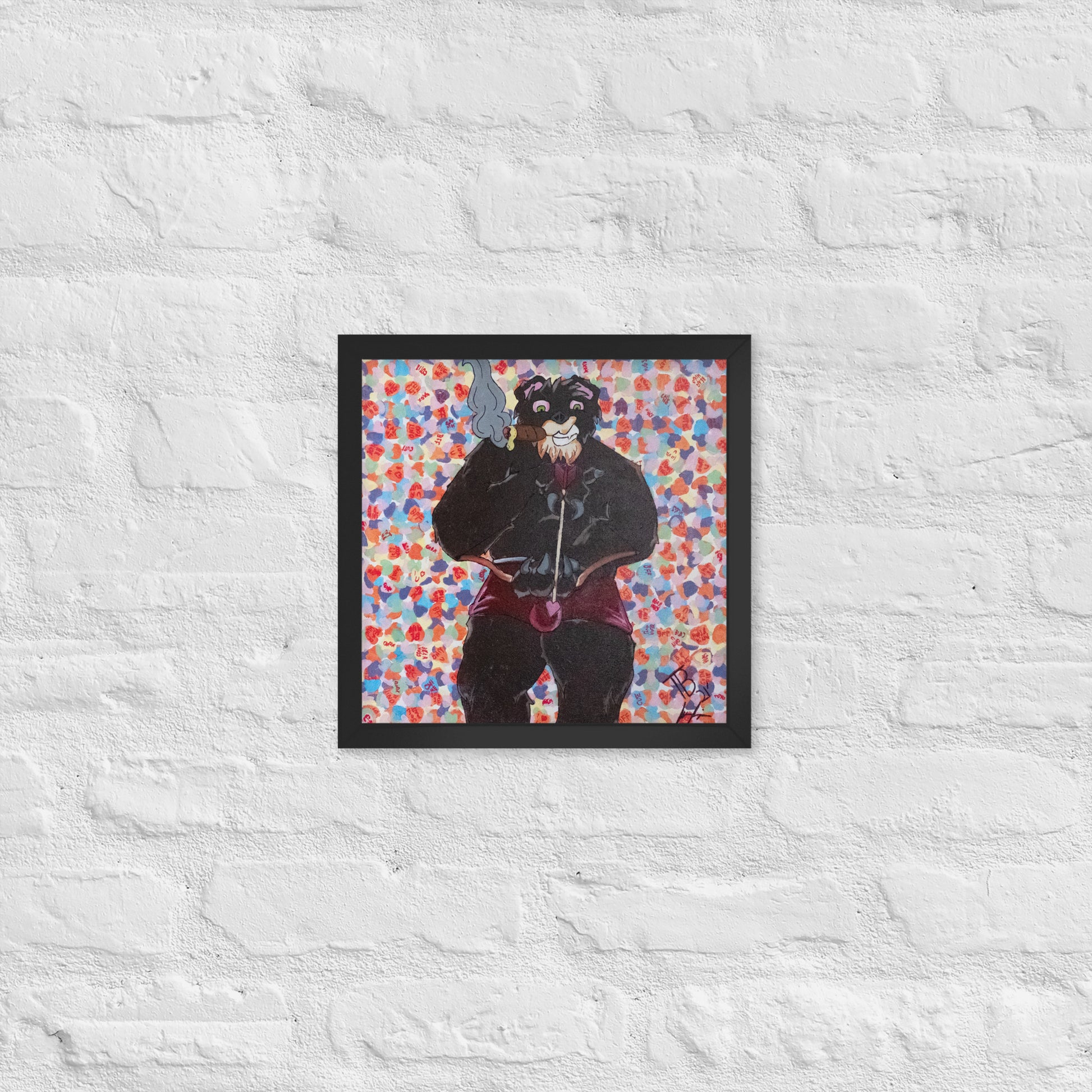 Valentine Bear Framed Poster Tokie Bears