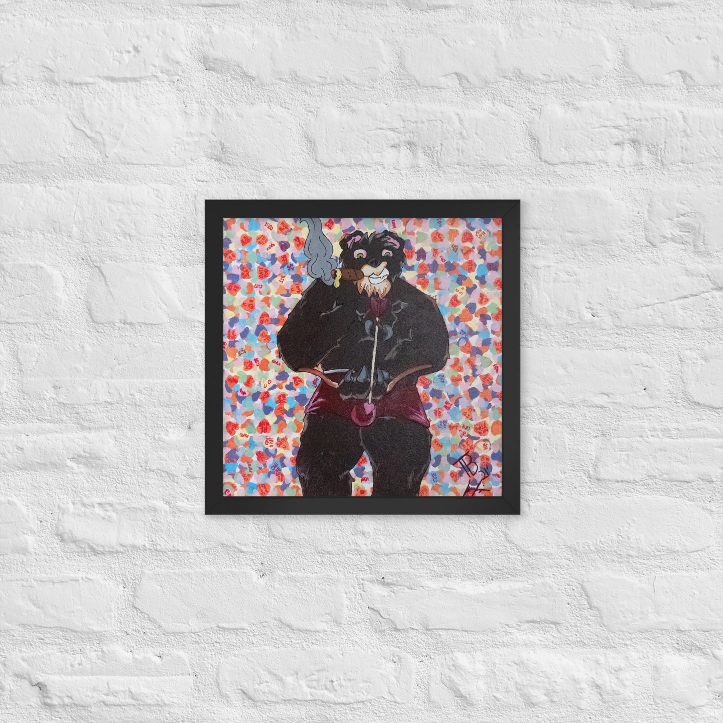 Valentine Bear Framed Poster Tokie Bears