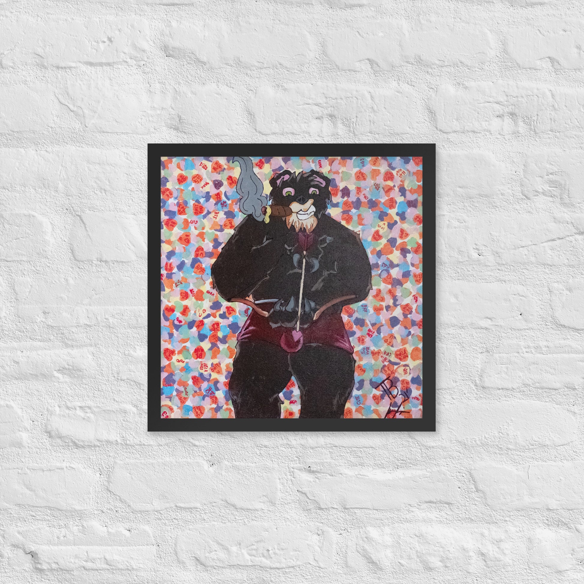 Valentine Bear Framed Poster Tokie Bears
