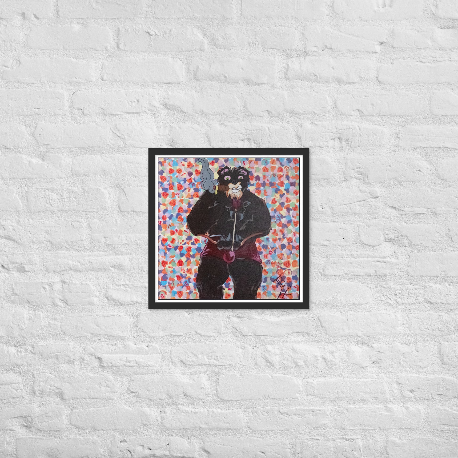 Valentine Bear Framed Poster Tokie Bears